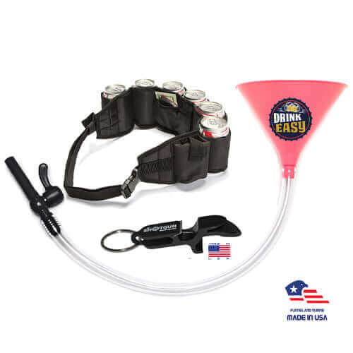 Beer Bong Party Pack - Pink Funnel