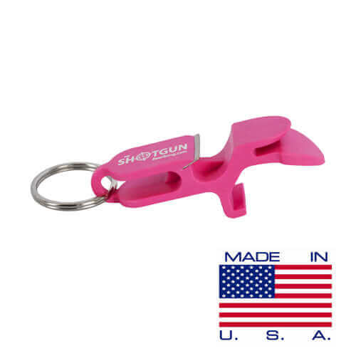 shotgun keychain - pink
