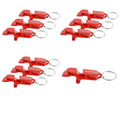 Metal Keychain Red 10