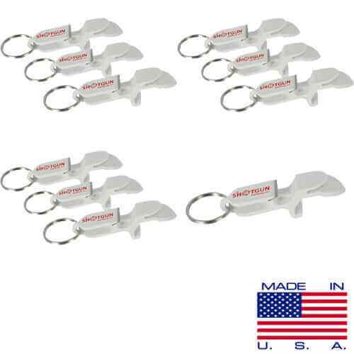 White Shotgun Key Chain 10