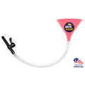 ultimate pink beer funnel with valve 