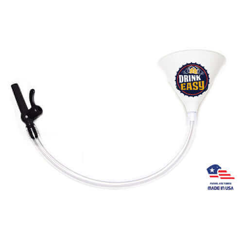 ultimate white beer funnel with valve 