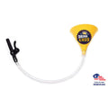 ultimate yellow beer funnel with valve 