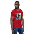 Dead Drunk - Unisex t-shirt Red with Model