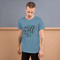 Drink Well With Others - Unisex t-shirt Blue Model 1