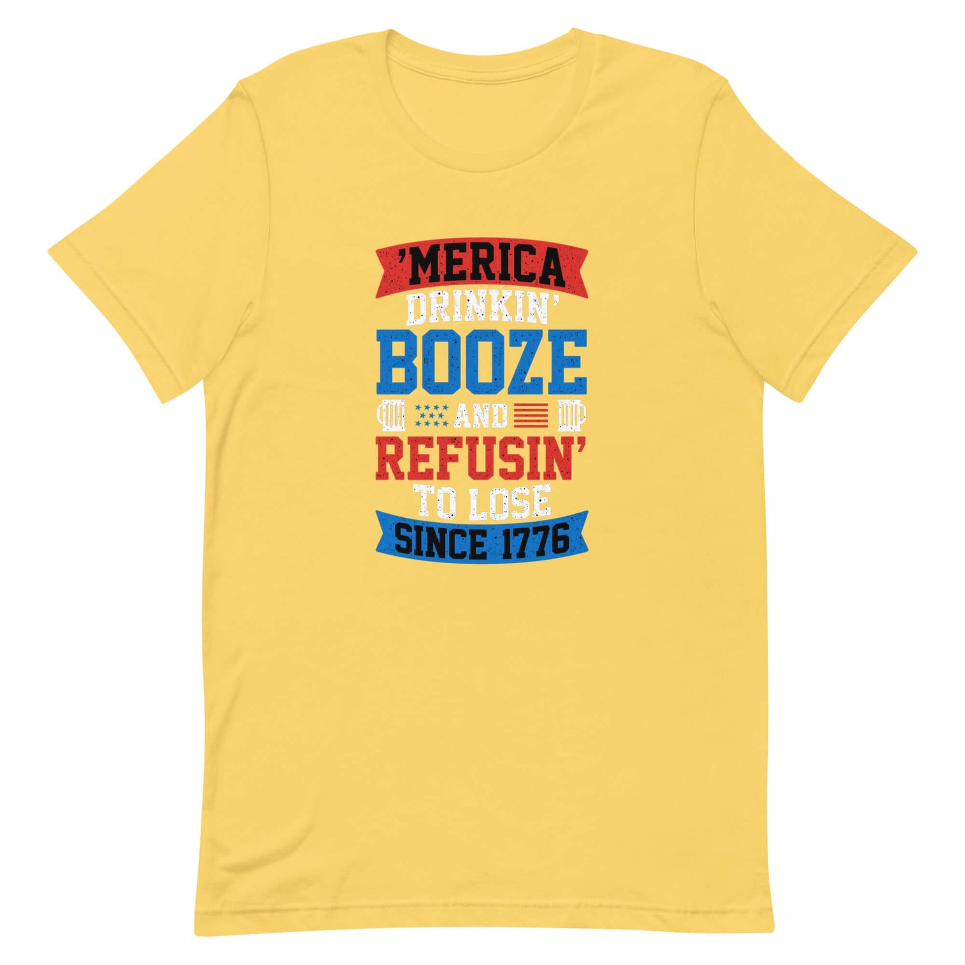 Refusin To Lose - Unisex t-shirt Yellow